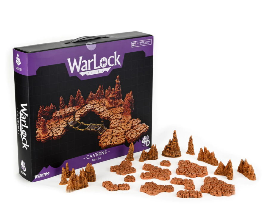 Warlock Tiles Caverns Base Set Crazy Squirrel Games Toys