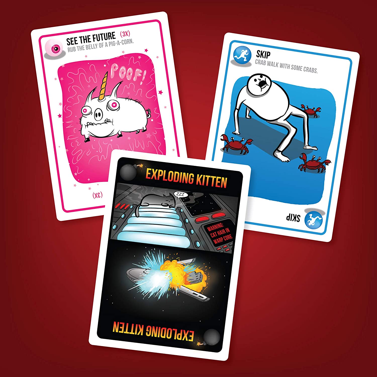 Exploding Kittens Crazy Squirrel Games & Toys