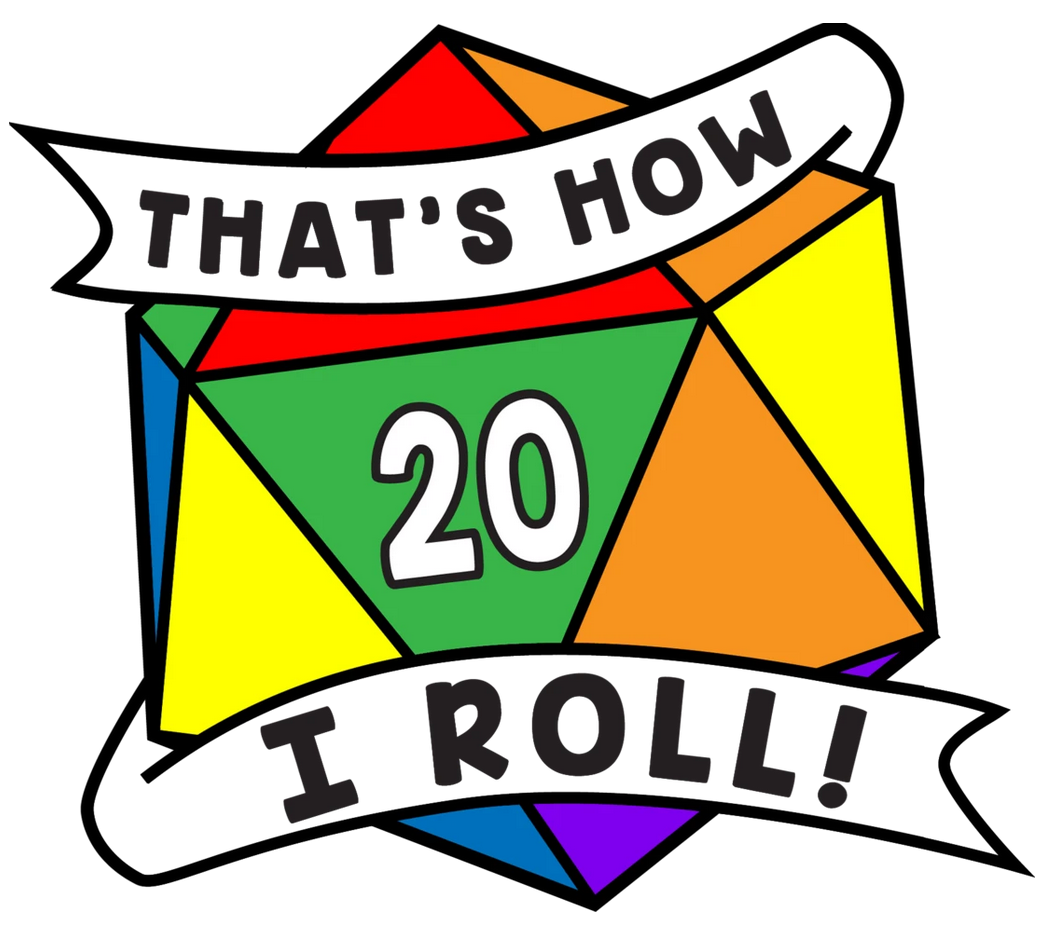 Gamer Rollenspiel RolePlaying  Enamel Metall Pin HOW I ROLL 20 