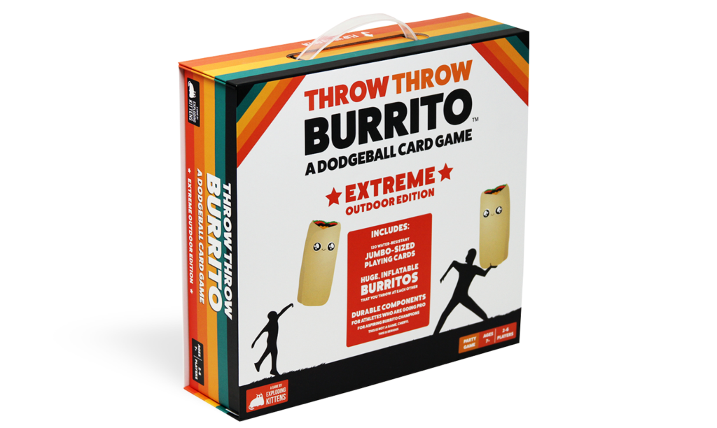 Throw Throw Burrito Extreme Outdoor Edition Crazy Squirrel Games & Toys